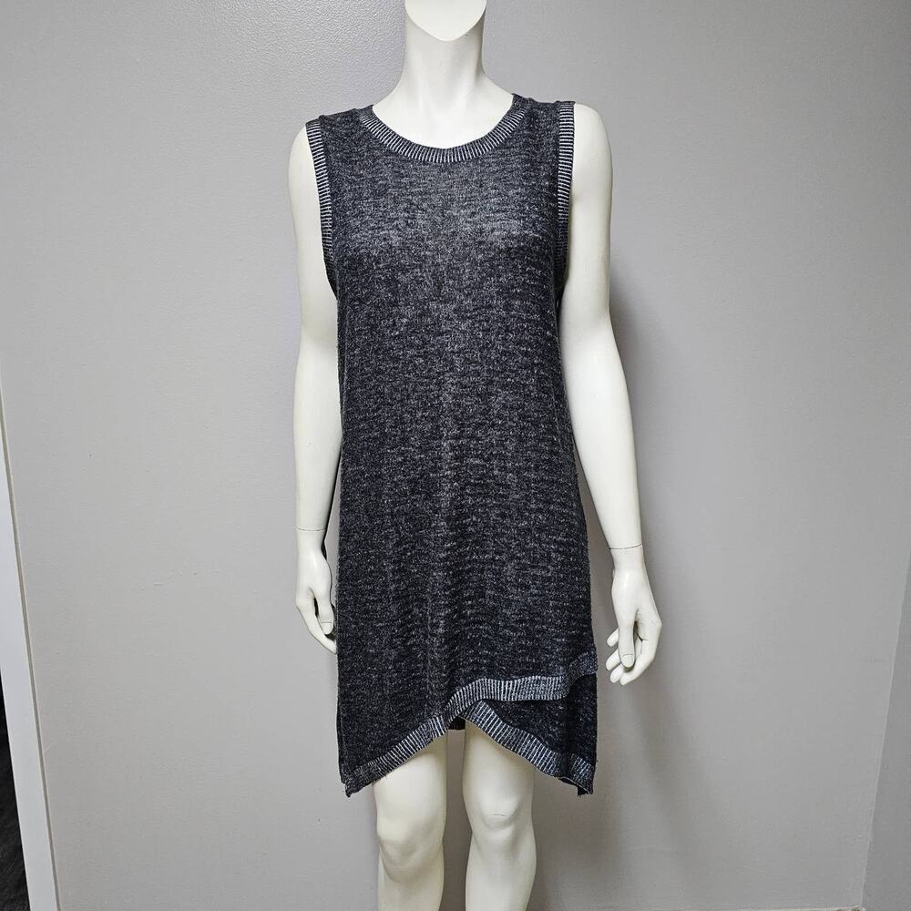 Moth by Anthropologie Knit Tank Shift Dress Ribbed Trim Size XL